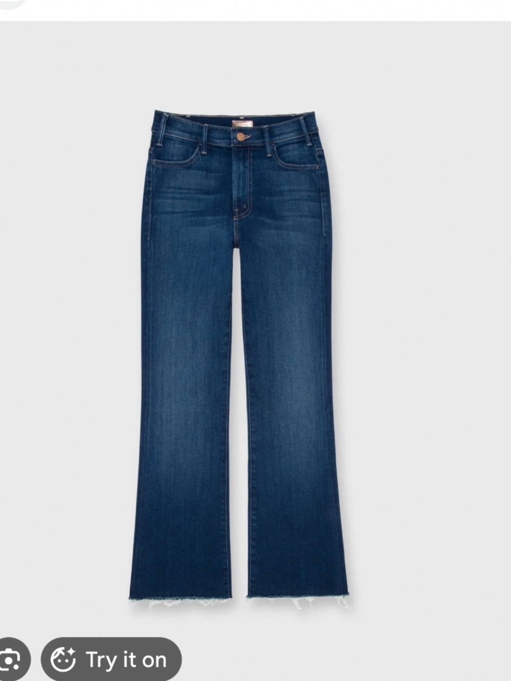 Like New Mother Hustler Ankle Fray Jeans